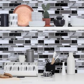 Peel and Stick Backsplash Wallpaper Kitchen Backsplash Wallpaper 17.7inch x 118.1inch Tile Contact Paper Kitchen Peel and Stick Countertops Water
