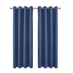 46inch*90inch High-precision curtains, navy blue interior curtains. Exquisite and upscale blackout curtains for modern homes.